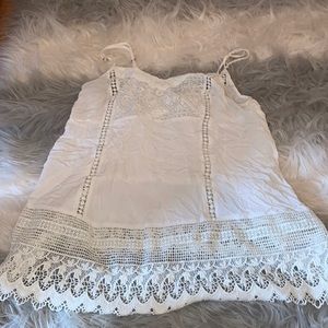 Super cute white tank!